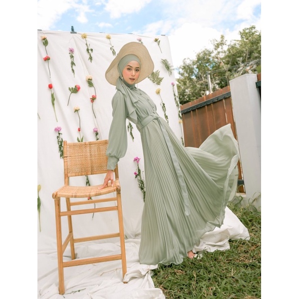 Hazel Dress by Ainayya - Sage Green