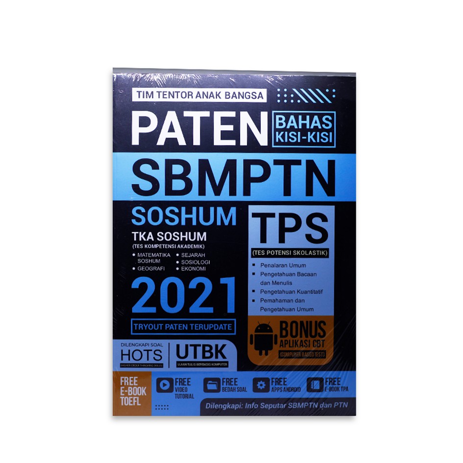 Buku SBMPTN SOSHUM 2021 Paten Bahas Kisi-Kisi SBMPTN SOSHUM 2021