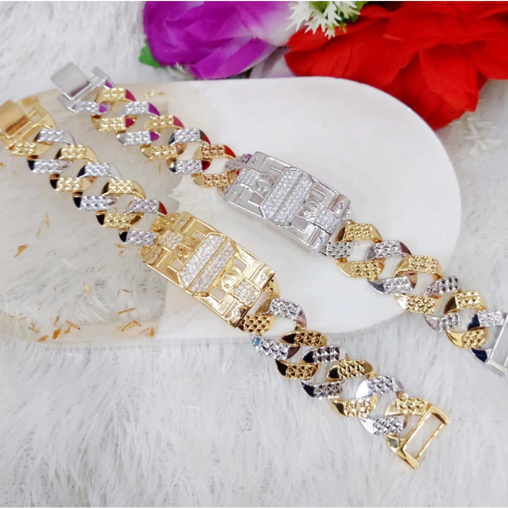 Gelang xuping Permata lapis emas 18k