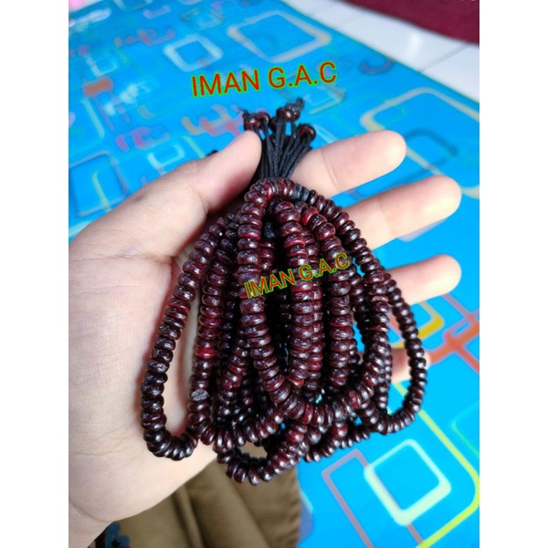 Gelang bahan batok kelapa hitam , coklat