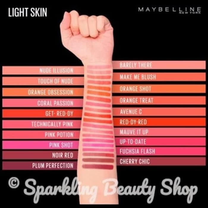 Lipstick Maybelline Powder Matte Lipstik Maybeline The Powder