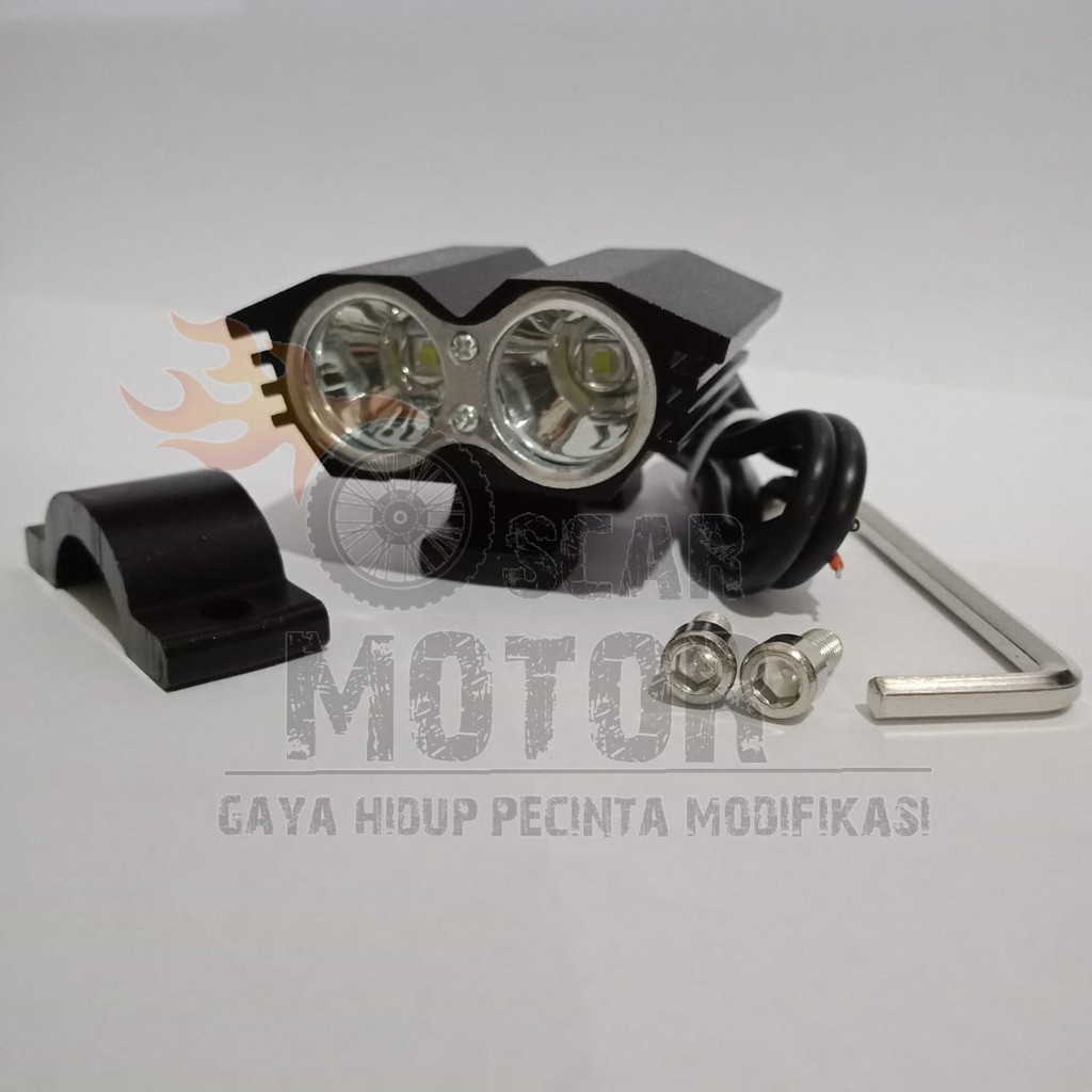 Lampu tembak model owl led 2 mata lampu sorot ultrafire 2mata burung hantu bandungan rx king byson