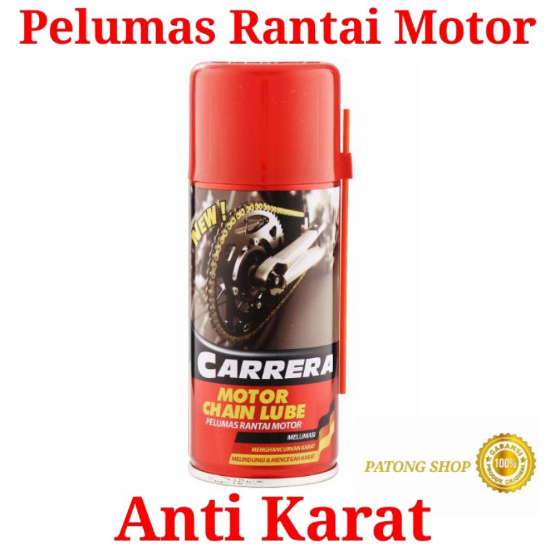 Carrera Motor Chain Lube 110ml -  Pelumas Rantai Motor Anti Karat