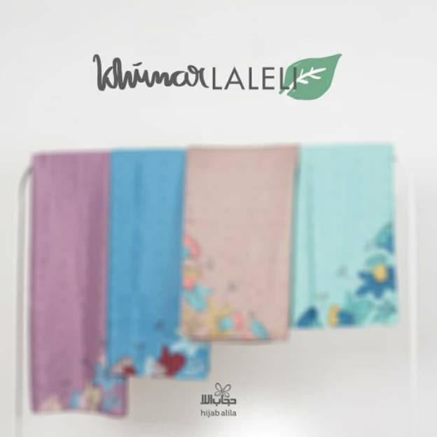 Khimar Laleli HIJAB ALILA | Khimar Syari Segi Empat Motif | Jilbab Syari Maxmara Segi4 Motif Bunga