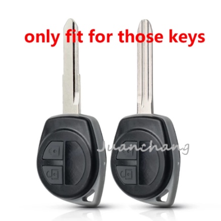 casing Remote kondom Kunci Suzuki Ertiga Lama Sarung Kunci Remot Mobil Swift Karimun Wagon Dreza old 2012-2018 sarung kunci Suzuki 2 Tombol Bahan TPU Untuk Suzuki SX4 Window Vitara Amagatarai Swift Grand Liana