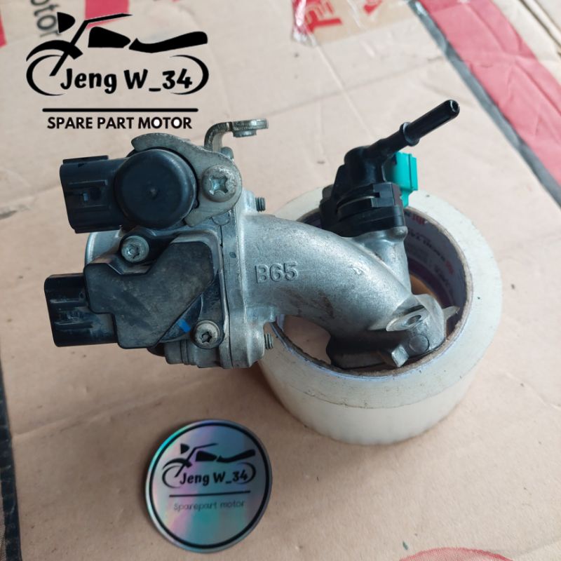 THROTTLE BODY AEROX TB TROTLE BODY SENSOR TPS INJEKTOR PNP YAMAHA LEXI 125 KODE B65 ORIGINAL