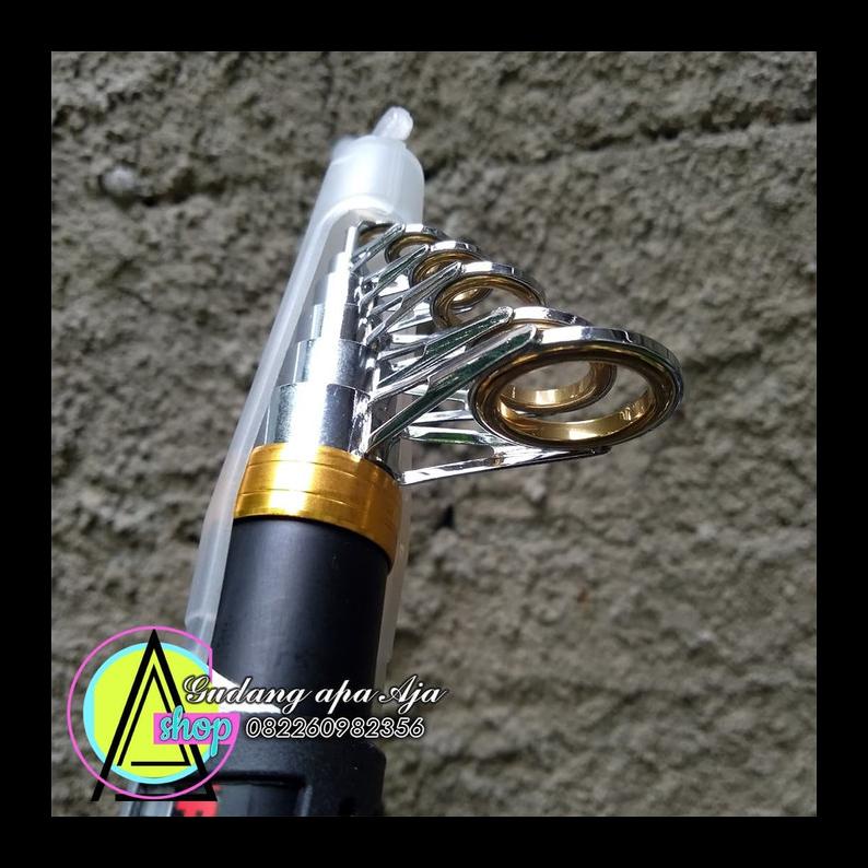 SALE JORAN PANCING LAUT CARBON FIBER SEA FISHING ROD 5 SEGMENT 2.4 METER ALAT PANCING TERUPDATE AL8