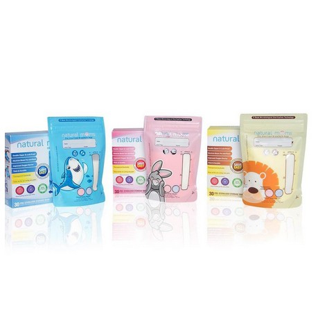 homimart I NATURAL MOMS Kantong Asi 100ml / Breastmilk Storage Bags Termurah