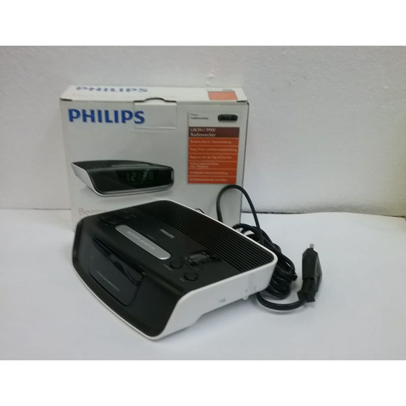 PHILIPS RADIO AJ 3122 FM MW CLOCK RADIO