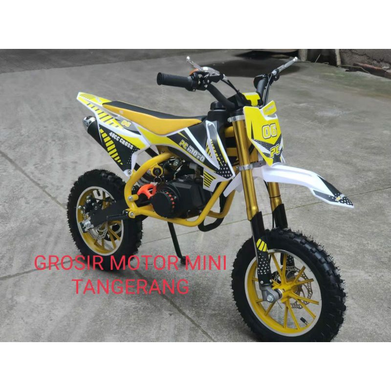 MOTOR MEDIUM TRAIL PC 50CC NEW  DOUBLE KNALPOT(2 SLINCER)~MOTOR CROSS TRAIL 50CC