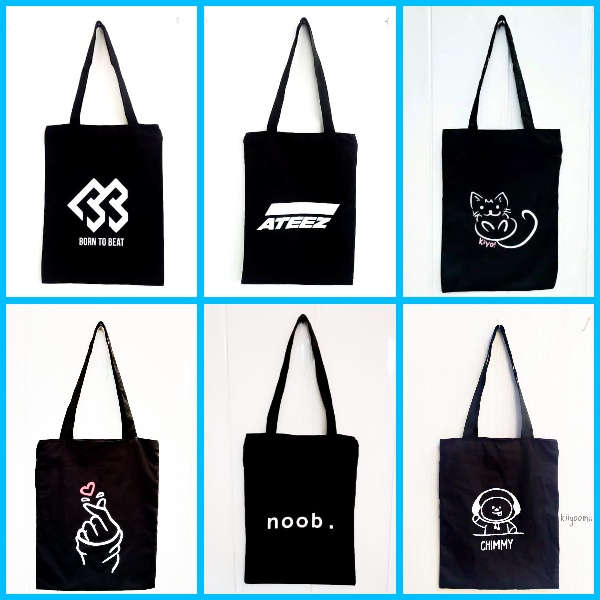 (PART 15 ) TOTEBAG DRILL (ada resleting) bahan premium halus || kiiyoomii ||