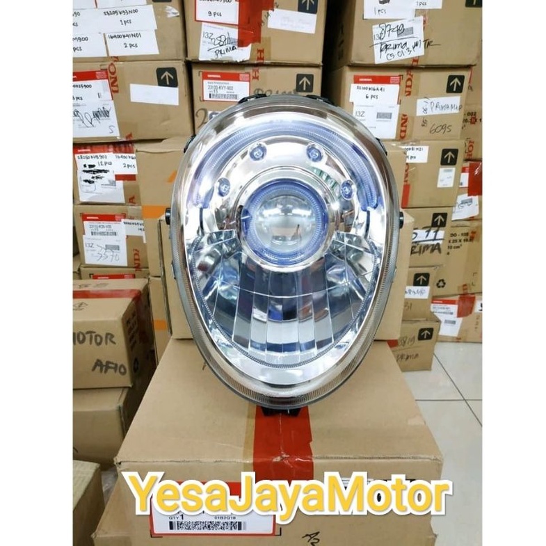 REFLEKTOR LAMPU DEPAN SCOOPY FI 2013-2016 (NON LED)