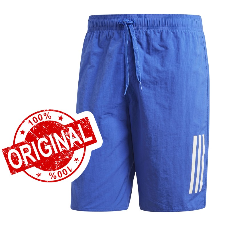 PROMO Celana Pendek Adidas ORIGINAL - Renang Biru Boxer Size L DJ2154