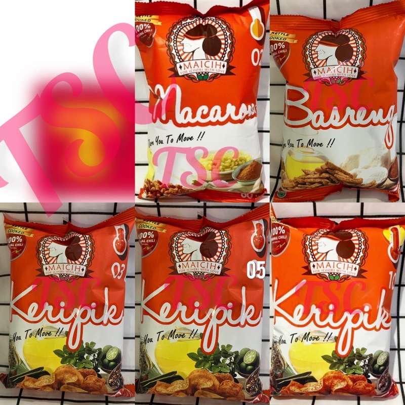 

Maicih Macaroni / Basreng / Keripik Ubi Level 3 / Level 5 / Level 10 / Singkong / Pedas / Snack