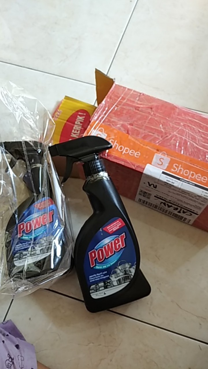 Pembersih Kerak Karat Panci Wajan Serbaguna Kompor Original Murah Ampuh Power Black Myway Hitam