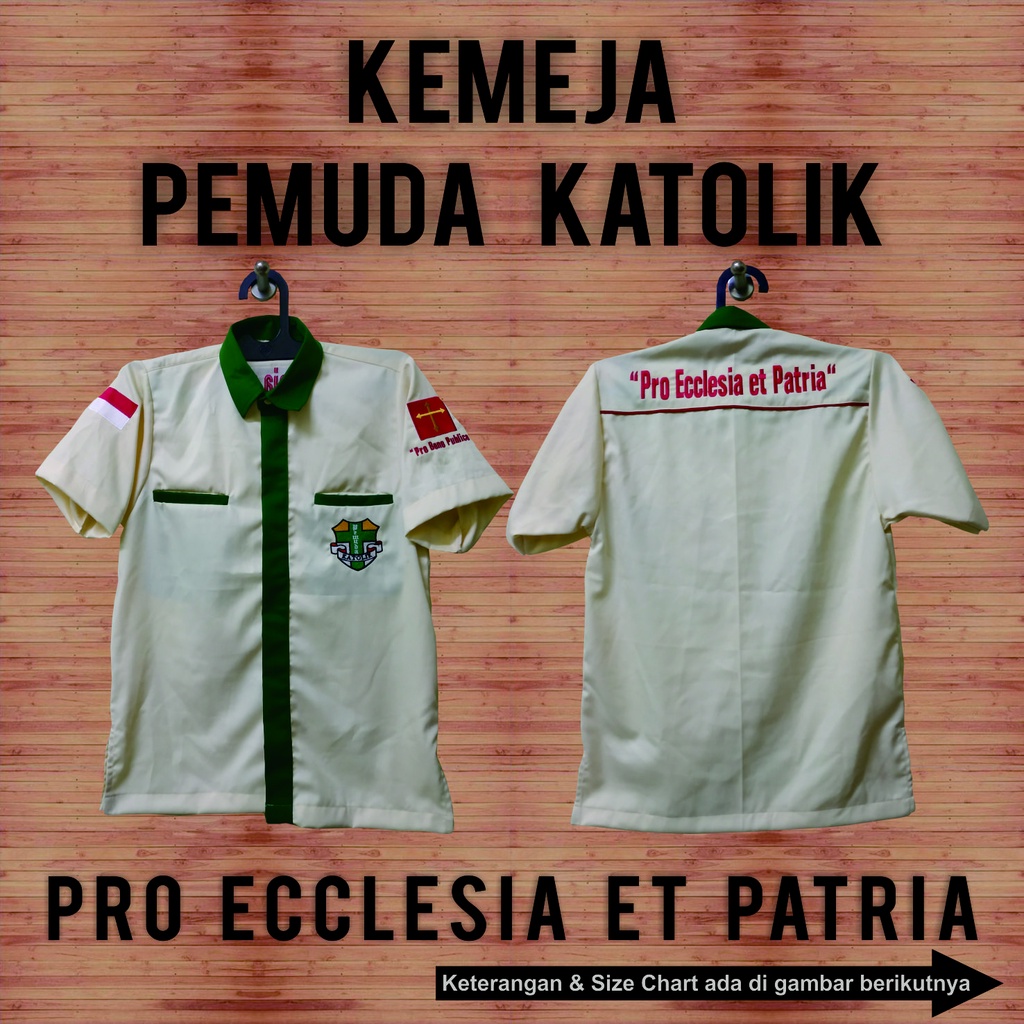 Baju Pemuda Katolik Kemeja Seragam PDL Korsa Pemuda Katolik