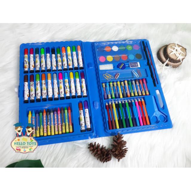 

New ART SET kotak box crayon pensil warna