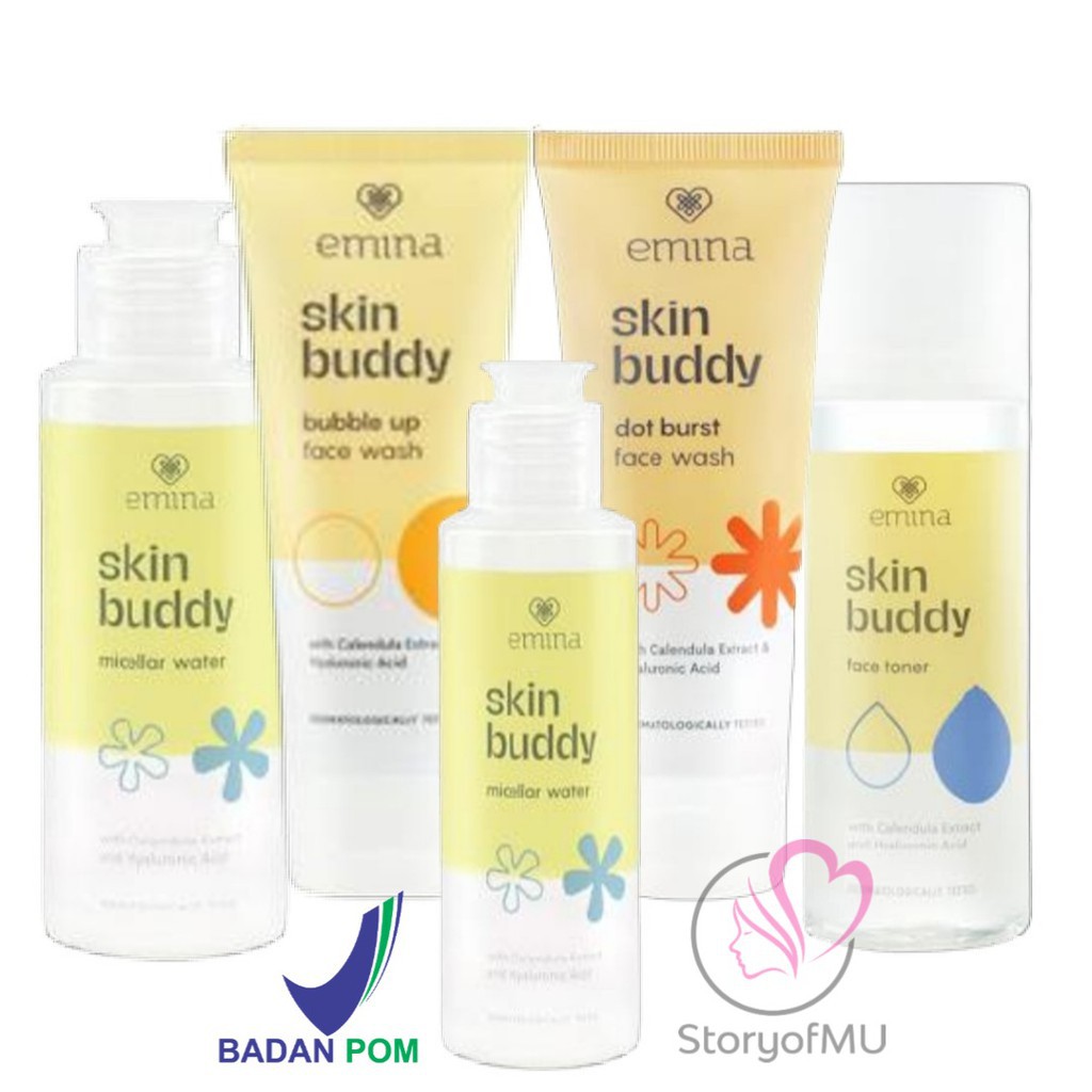 EMINA SKIN BUDDY SERIES Toner micellar water face wash