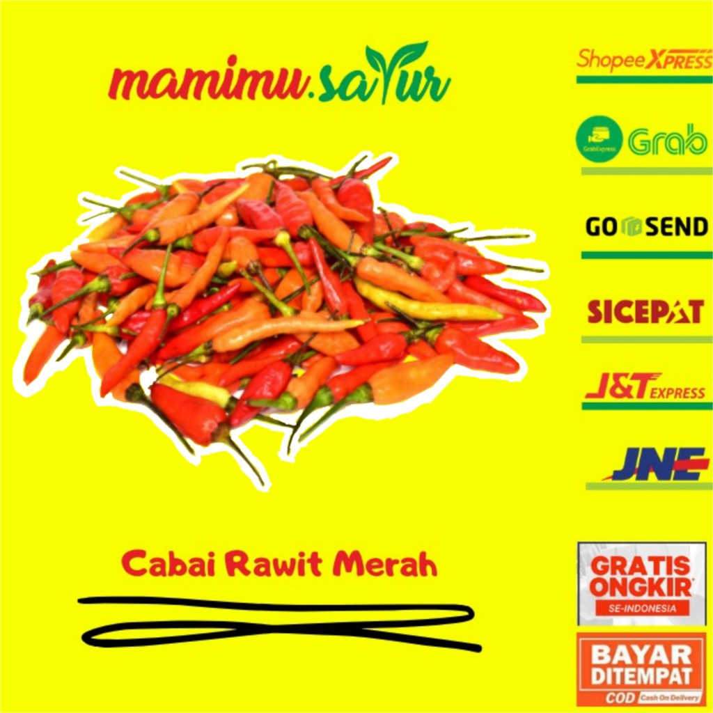 SAYUR SAYURAN SEGAR CABE RAWIT MERAH CABE SETAN CABE RAWIT SEGAR CABE MERAH CABE RAWIT