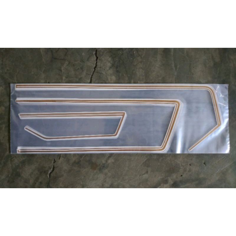 STRIPING GL 100 GOLD STRIP GL CEPEK STIKER HONDA GL 100 GOLD GOOD QUALITY