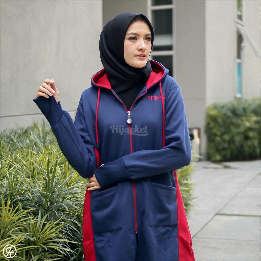 HIJACKET® AVIA NAVY I JAKET MUSLIMAH I HIJAKET