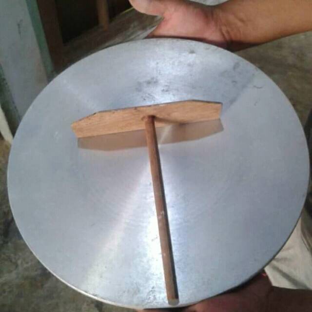 Cetakan Leker Crepes Bahan Aluminium Tebal Berat 2 kg