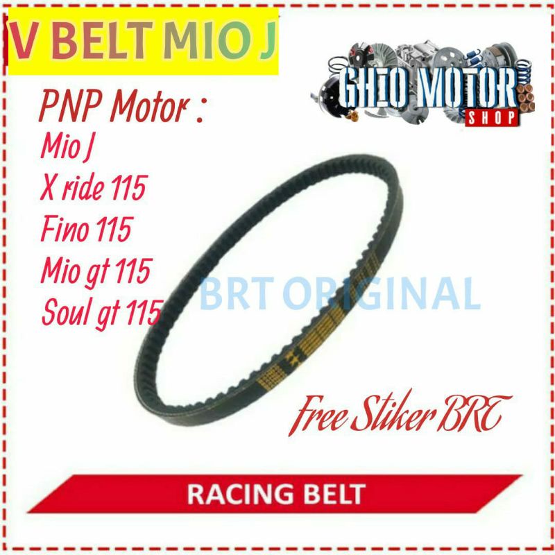 Vanbelt BRT Mio j Soul gt 115  x ride 115 fino fi 115 Vanbelt V belt venbelt mio j mio gt soul gt 115 fino x ride pembelt pinbelt sabuk penggerak cvt brt Ghio motor