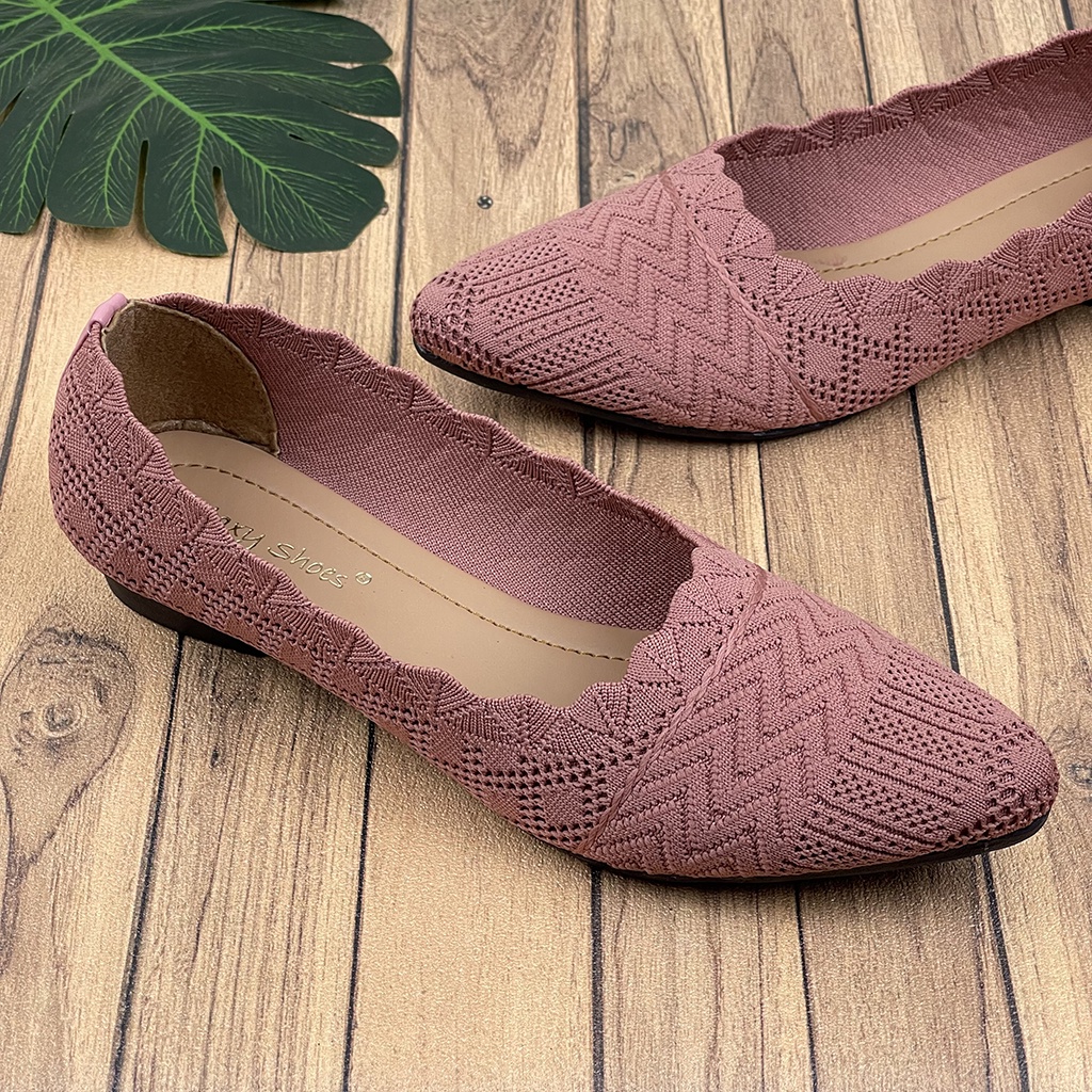 Sepatu Wanita Rajut Rhenici ID06 ~ CLARENZO