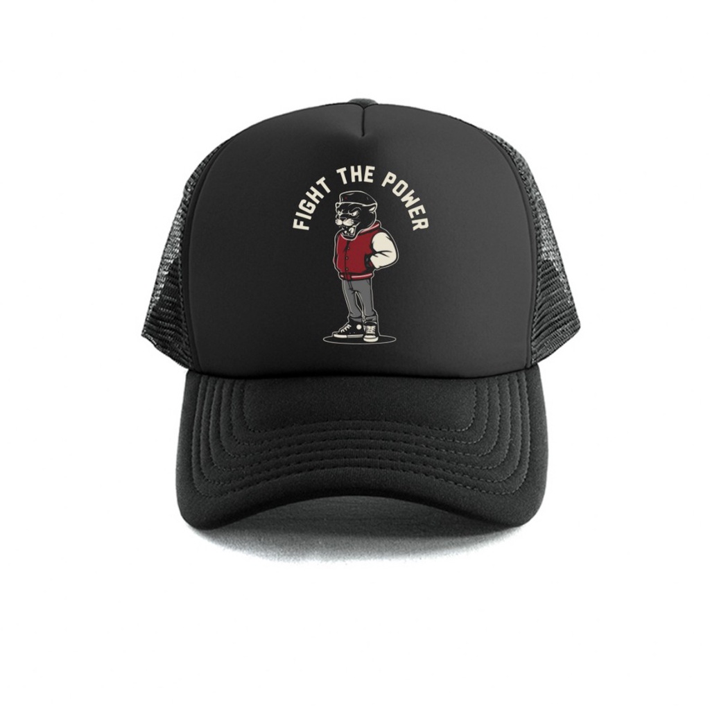 Topi Trucker Jaring Distro Pria Kualitas Premium Berkualitas Gambar Keren Tema Quotes Kata Kata Typography Jepang Motor Pantai Holiday Warna Hitam Ukuran Dewasa Terbaru 2025