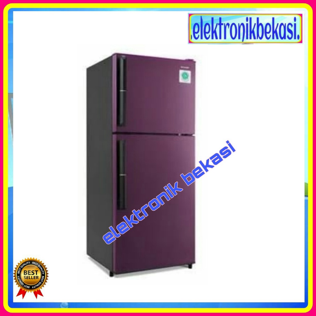 KULKAS SHARP SJ 246 GC / KULKAS SHARP 2 PINTU / KULKAS SHARP 205 LITER SJ-246 GC-SD/SR