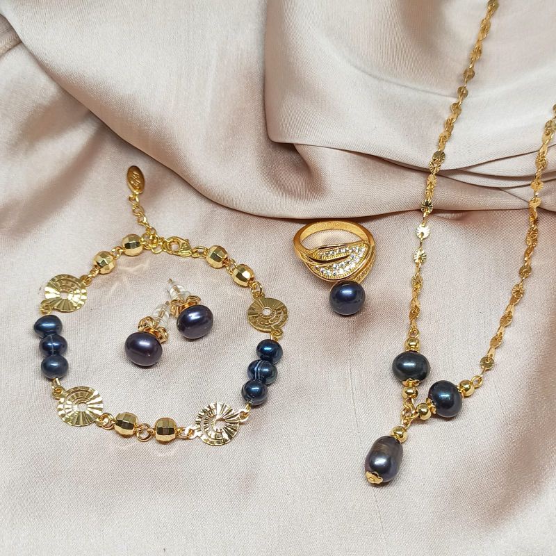 SET KALUNG MUTIARA LOMBOK ASLI