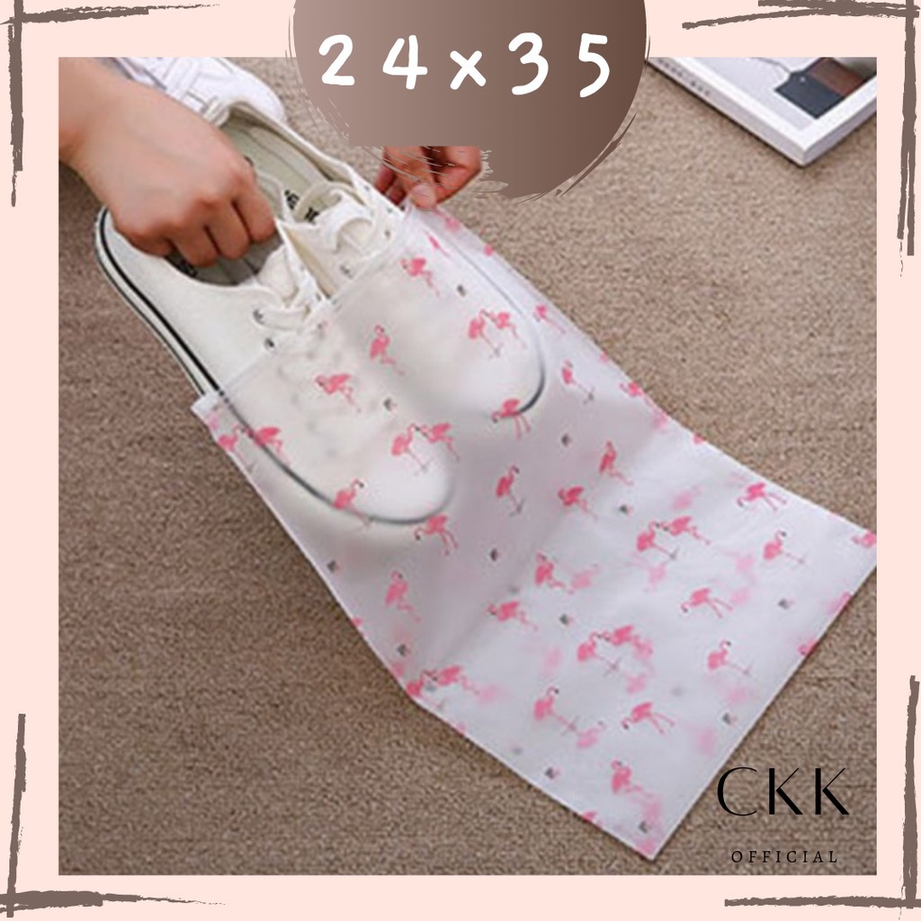 ➰CKK➰ Potrait Model ZIPPERLOCK AC04 Organizer Bag dengan Ukuran 24X35