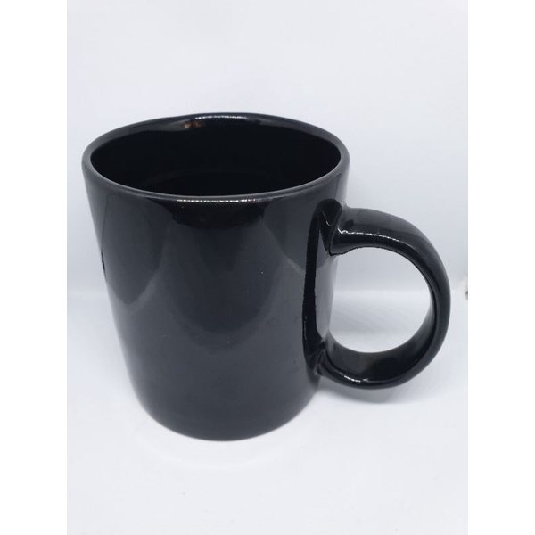 Mug keramik hitam polos