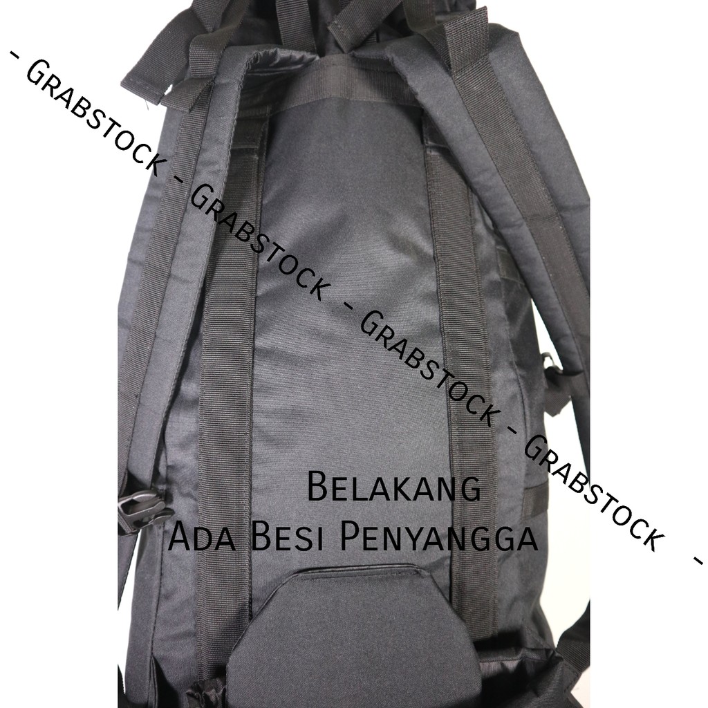 Carrier Tas Camping Hiking 80L Plus Raincover ii15 Kualitas Premium Super Besar