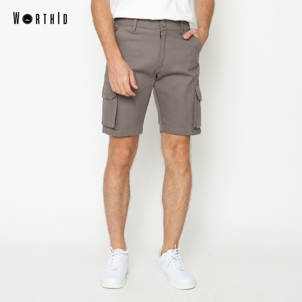 Jual Celana Cargo Grey by Worth ID Indonesia|Shopee Indonesia