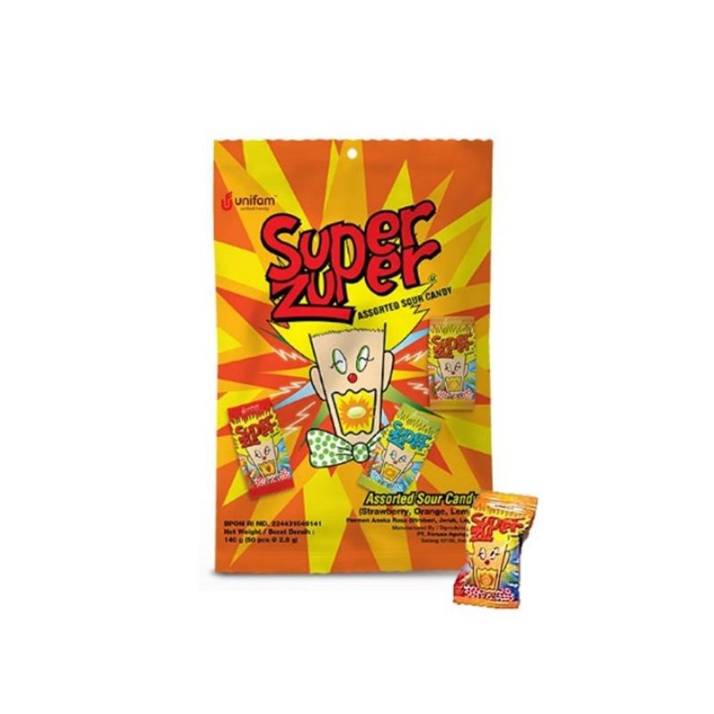 

PERMEN SUPER ZUPER BAG 140GR