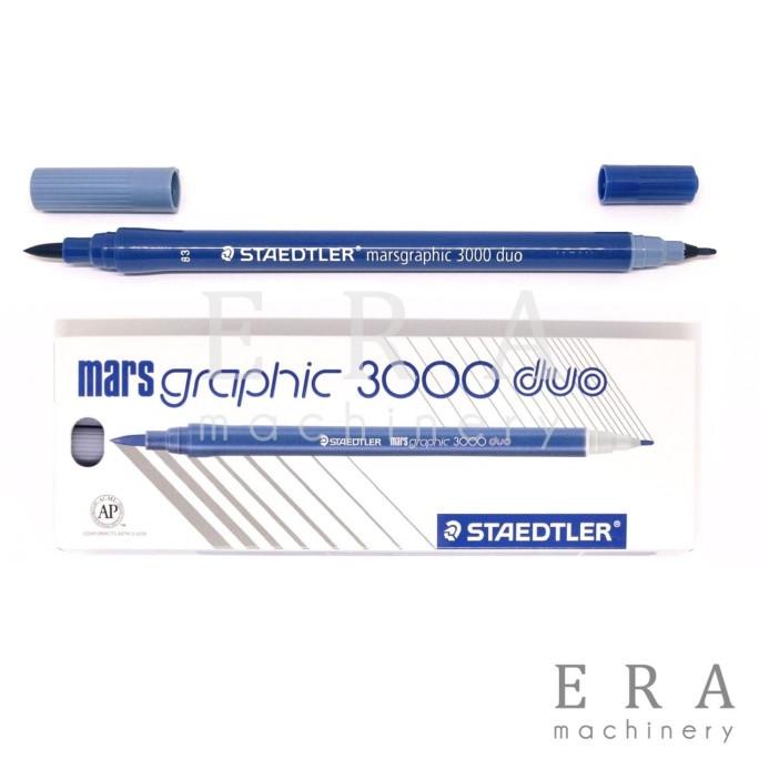 

Pensil Denim Staedtler Marsgraphic 3000 Duo Marker Eceran 81 83 Kualitas Premium