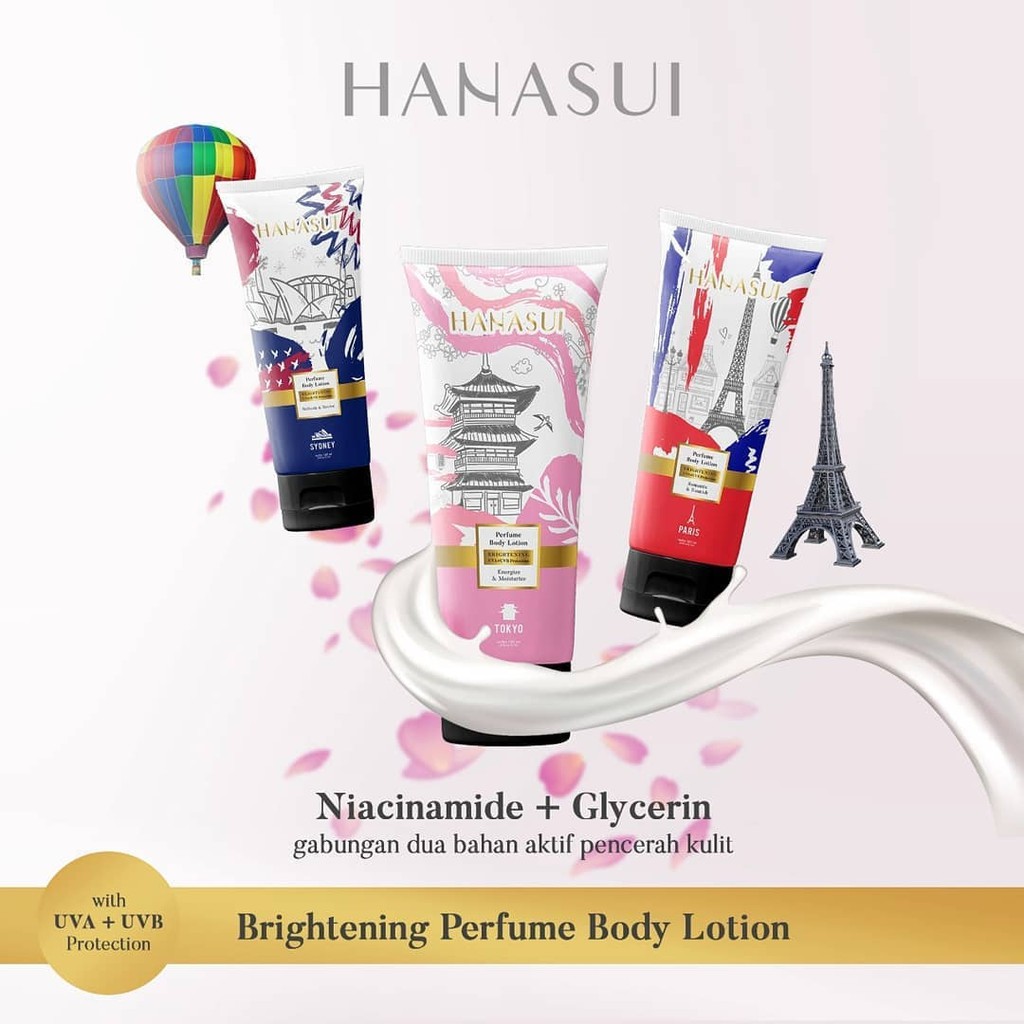 HANASUI Perfume Body Lotion 200ml