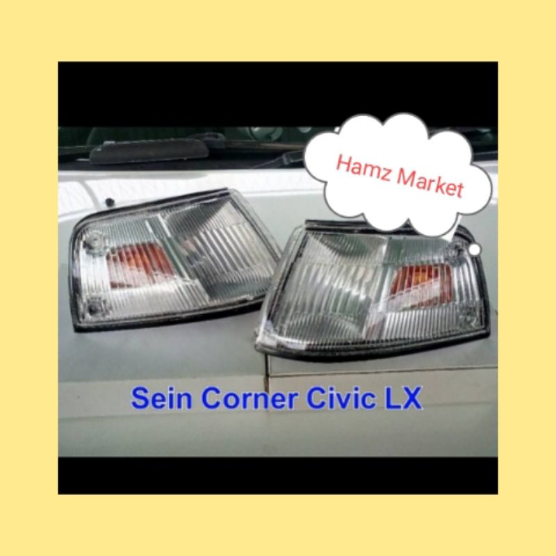 Sein Corner / Corner lamp Civic LX  88-89 crystal white