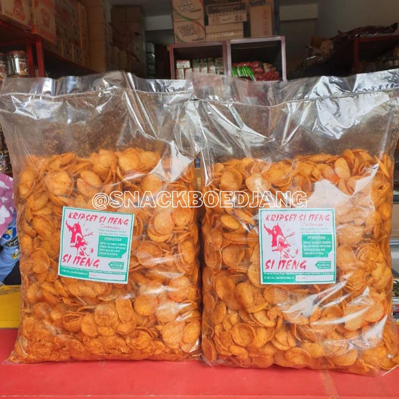 2,5 KG KRIPSET SI ITENG PEDAS / ASIN + FREE BUBBLE WRAP