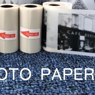 

♂ PHOTO PAPER TRANSPARAN paperang peripage transparent thermal kertas - A6 (57x30mm) ✈