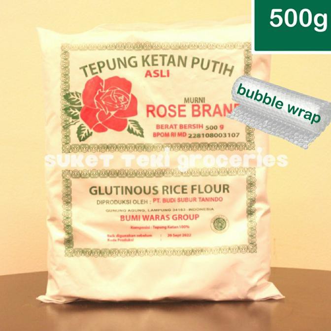 

Promo Awal tahun Tepung Ketan Putih Rose Brand 500gr Glutinous Rice Satuan READY Promo Awal tahun