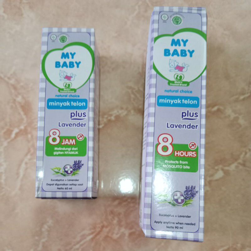 Minyak telon LAVENDER 8 jam my baby / minyak telon my baby