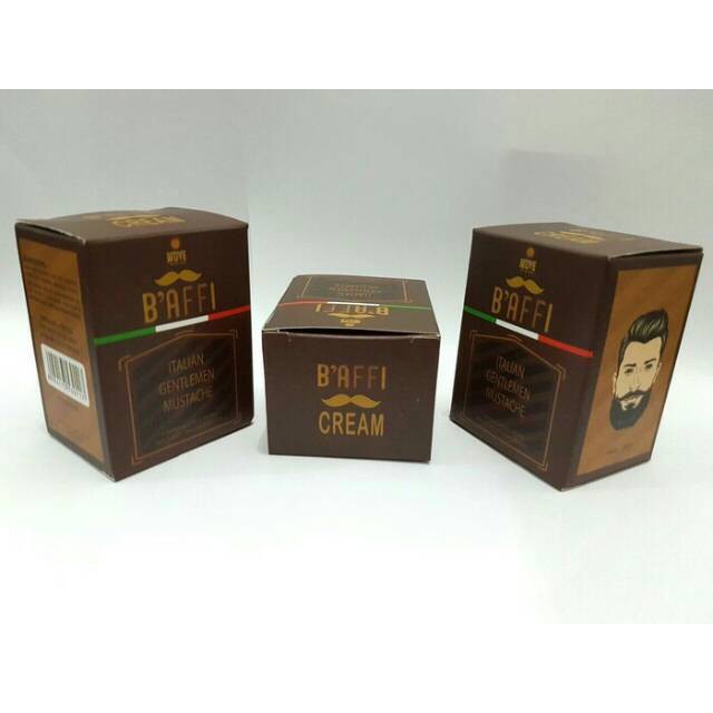 [DGB] BAFFI CREAM PENUMBUH KUMIS JENGGOT ALIS JAMBANG BREWOK ALIS MUSTACHE ITALIAN ITALY