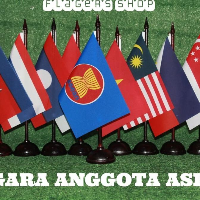 [Paket Asean] Bendera Meja Negara Anggota Asean