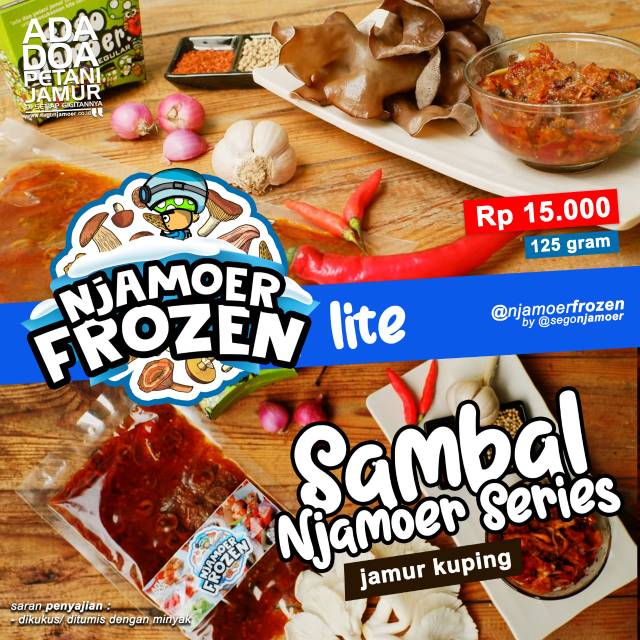 

Sambal njamoer series jamur kuping