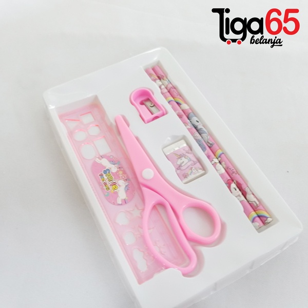 365 STATIONERY SET #40852 Buku &amp; Alat Tulis Anak / Karakter Fancy Gambar Lucu