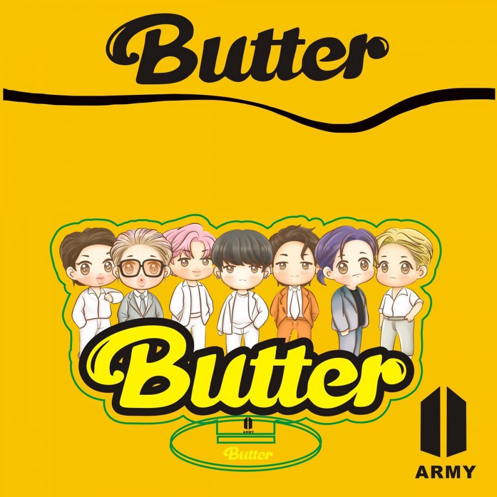 Kpop Bts New Album Butter Stand Acrylic Stand Desktop Decoration