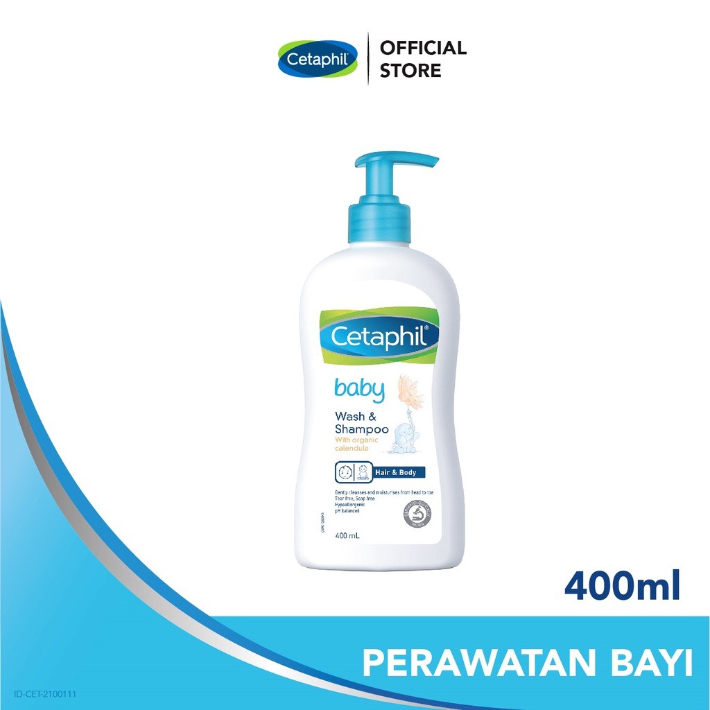 Cetaphil Baby Wash and Shampoo With Organic Calendula 400ml