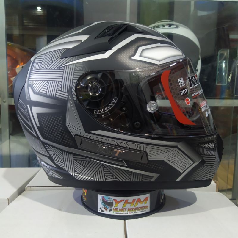 KYT K2Rider black panther KYT K2r